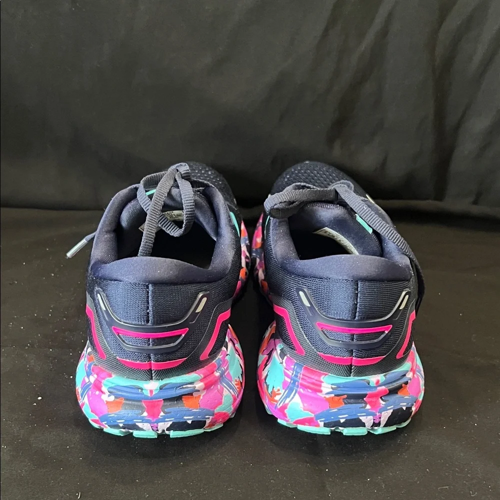 Brooks Women's Navy and Pink Athletic Shoes - Picture 7 of 10